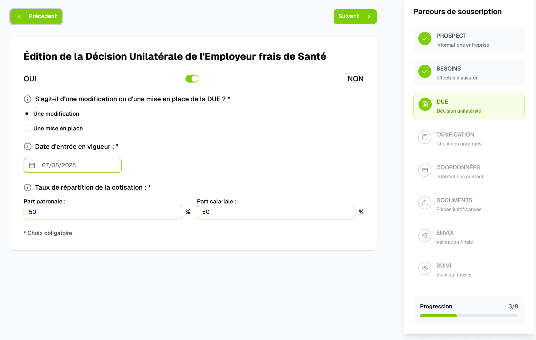 souscription assurance collective