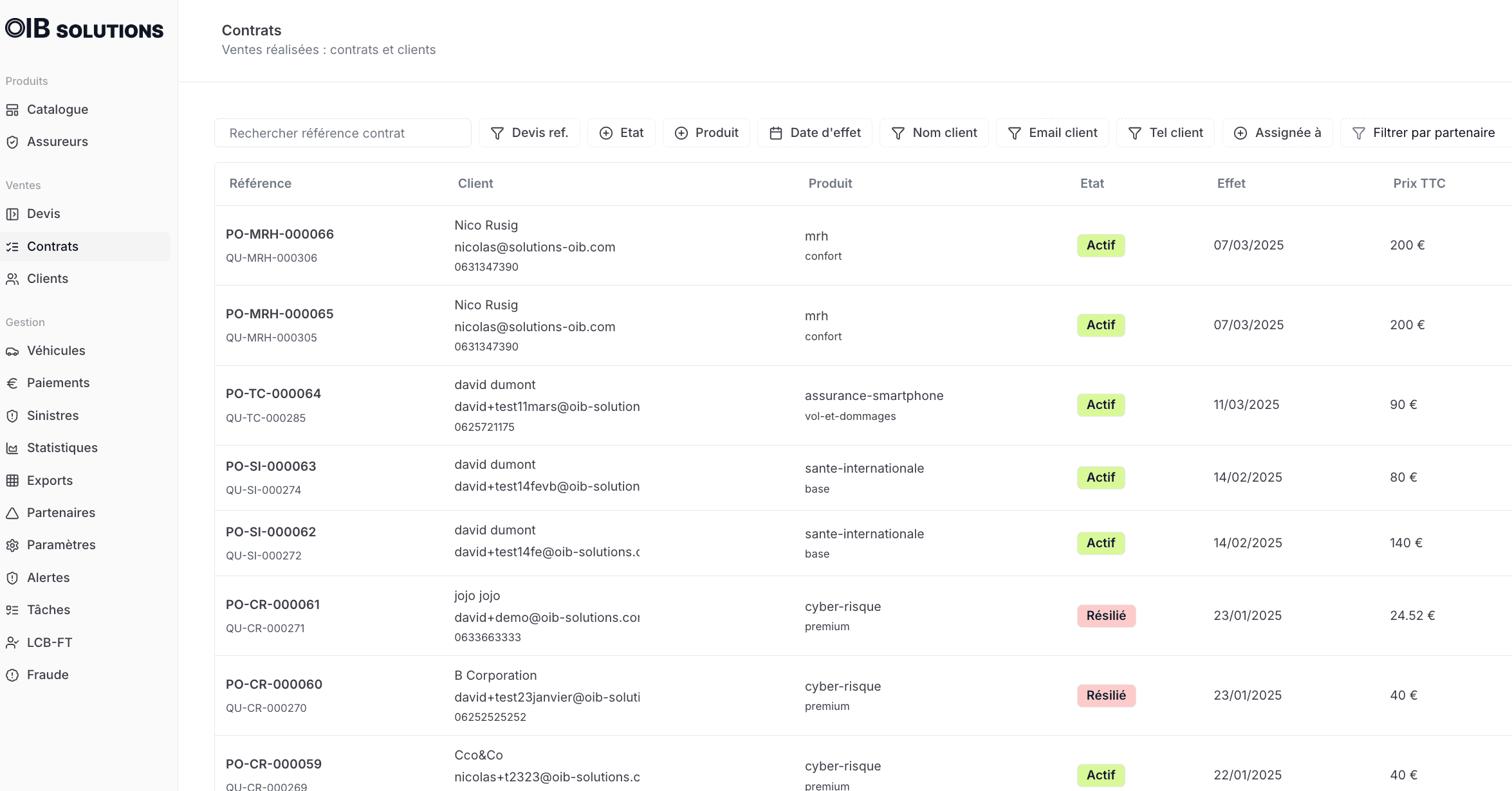assurance affinitaire logiciel