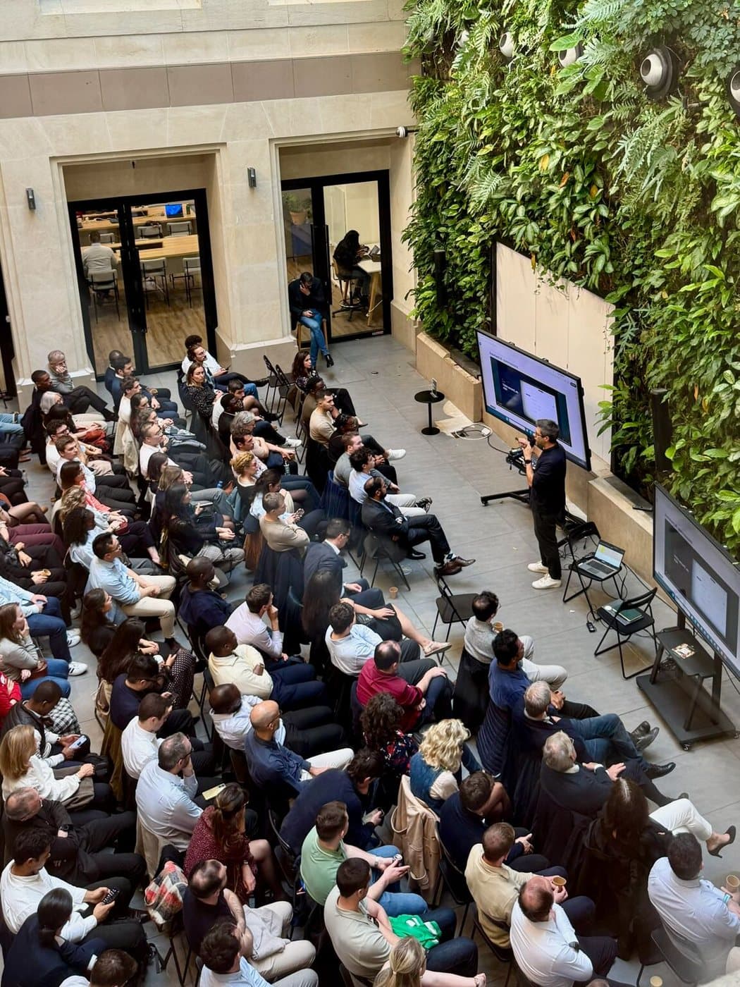Crédit Agricole Assurances actuaries gathered at Village by CA